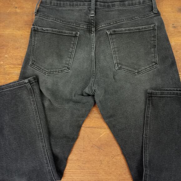 S.O.N.G. High Rise  Distressed Destroyed Straight Leg Jeans  7/28 - Picture 4 of 7